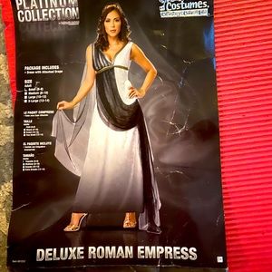 Deluxe Roman Dress Costume small well made